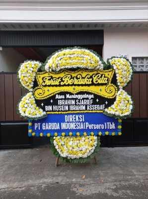 Papan Bunga Duka di Lubuk Binjai