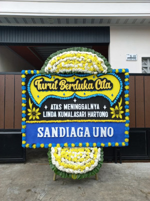 Papan Bunga Duka di Lubuk Binjai